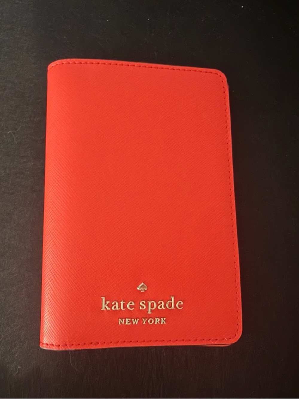 kate spade Red Leather Travel Wallet/Passport holder